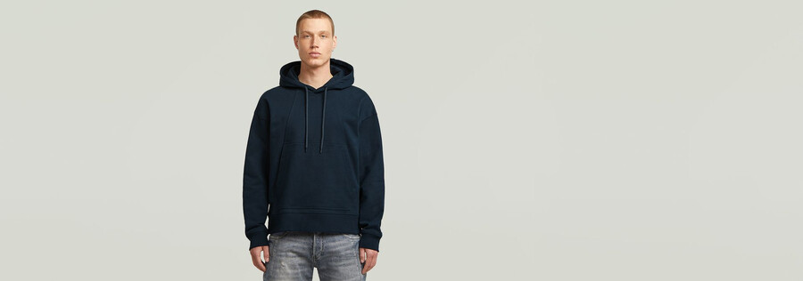 a-linien-kapuzenpullover locker geschnitten