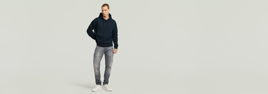 a-linien-kapuzenpullover locker geschnitten
