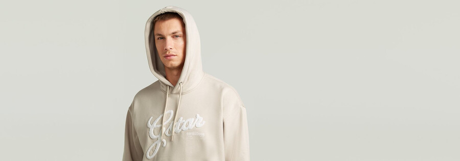 chenille-kapuzenpullover lässig