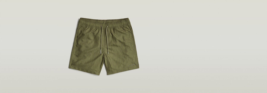 dirik graphic badeshorts
