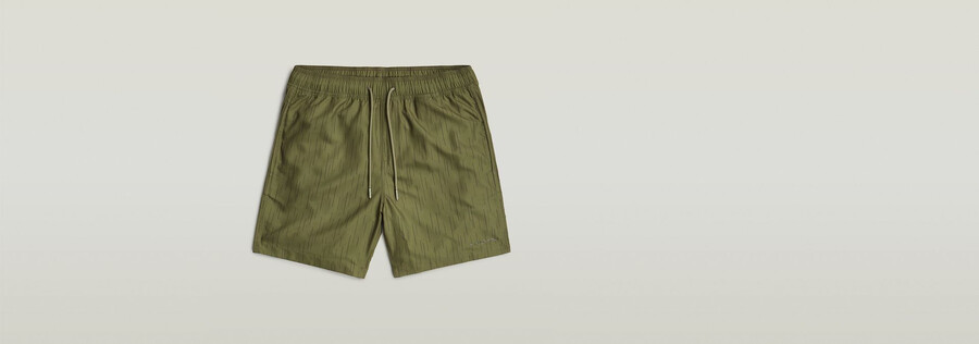 dirik graphic badeshorts