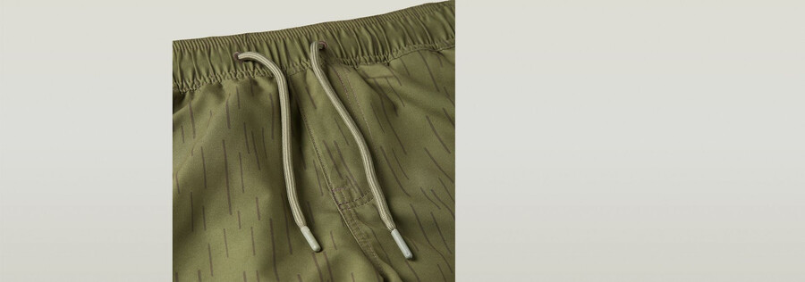 dirik graphic badeshorts