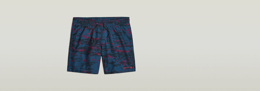 dirik graphic badeshorts