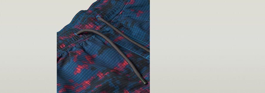 dirik graphic badeshorts