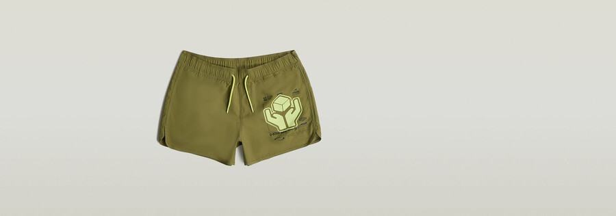 carnic graphic badeshorts