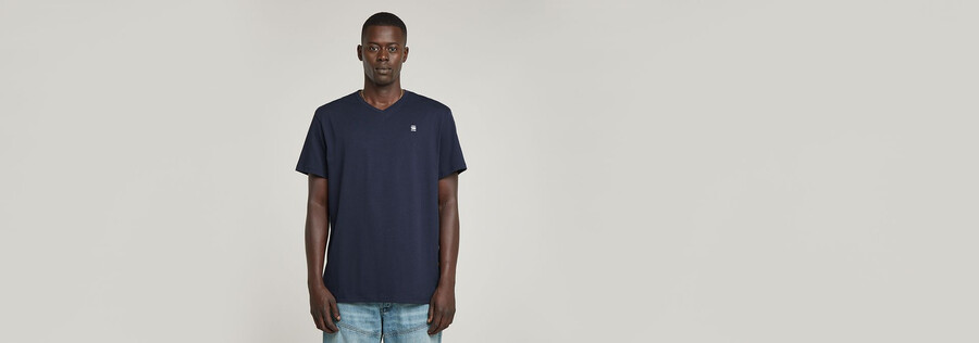 base-s v-ausschnitt t-shirt