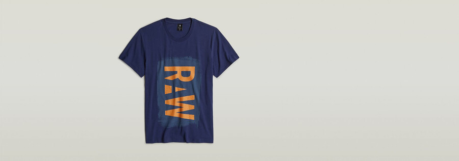 painted raw graphic t-shirt