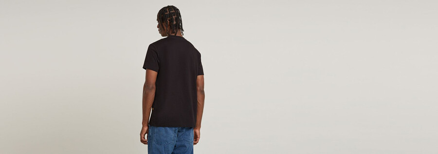t-shirt mit magazin-print