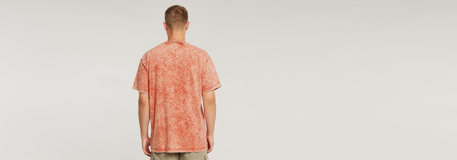 gewaschenes lockeres t-shirt