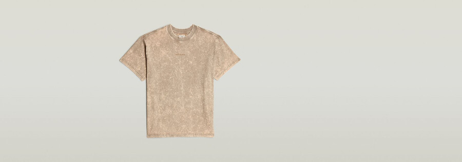 gewaschenes lockeres t-shirt