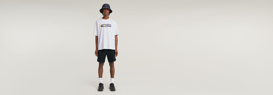 farbwechselndes old-school-logo-boxy-t-shirt
