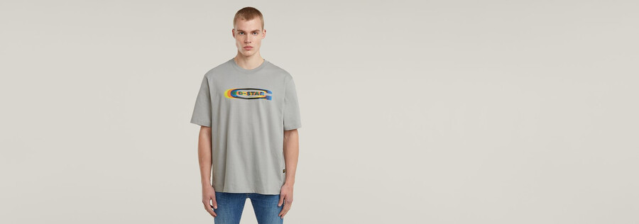 farbwechselndes old-school-logo-boxy-t-shirt