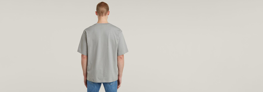 farbwechselndes old-school-logo-boxy-t-shirt