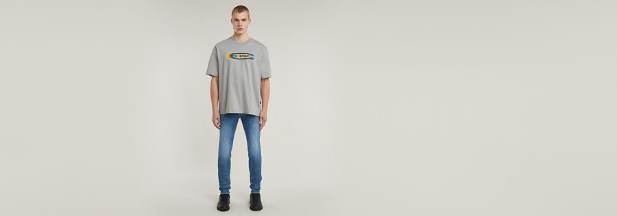 farbwechselndes old-school-logo-boxy-t-shirt
