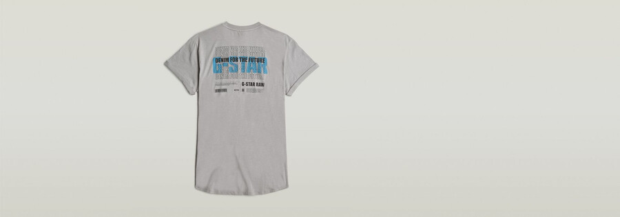 t-shirt mit grafik auf dem rücken