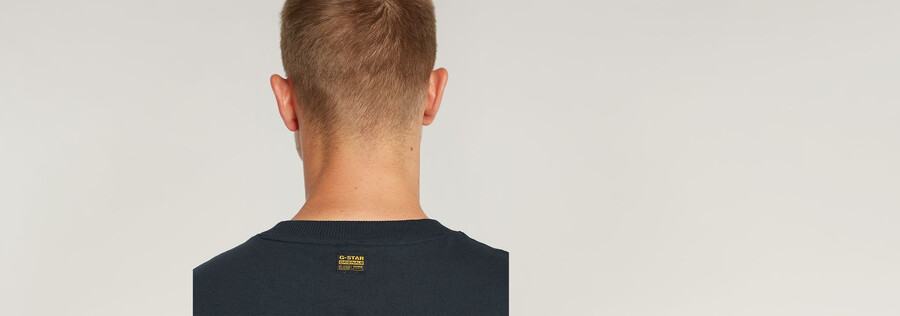 lockeres t-shirt mit nahtdetails