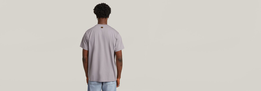 lockeres t-shirt mit nahtdetails