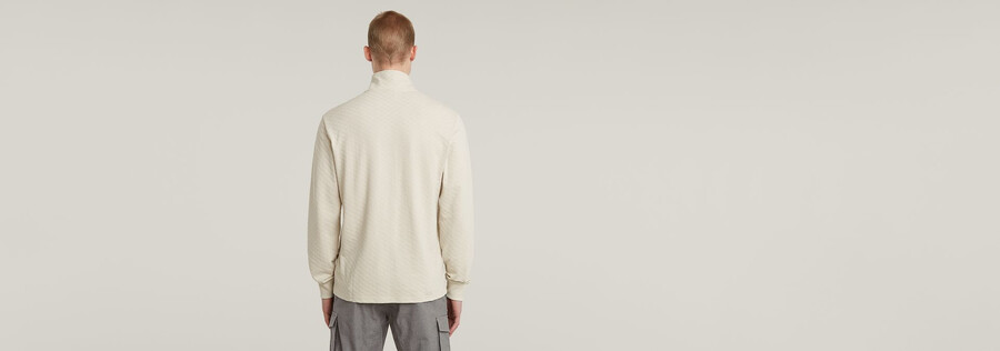 checquard tweeter half zip