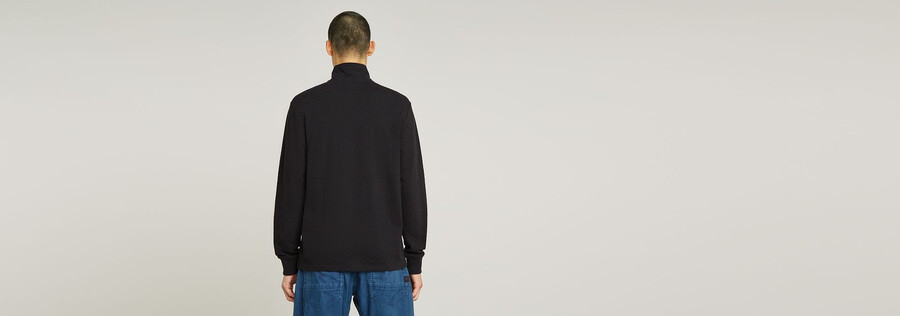 checquard tweeter half zip