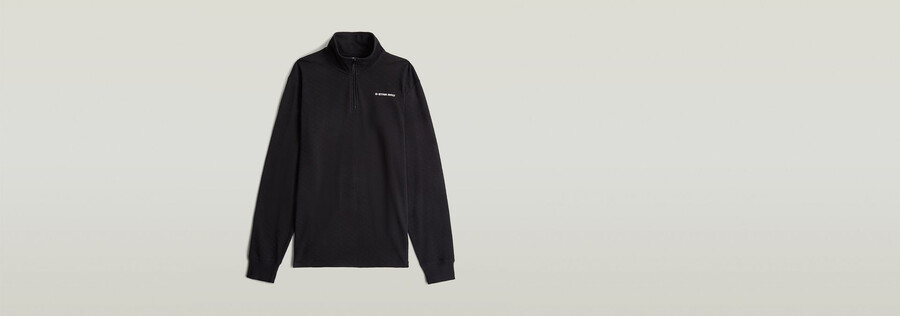 checquard tweeter half zip