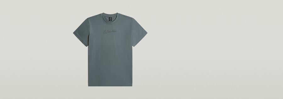 lose t-shirt mit autogramm