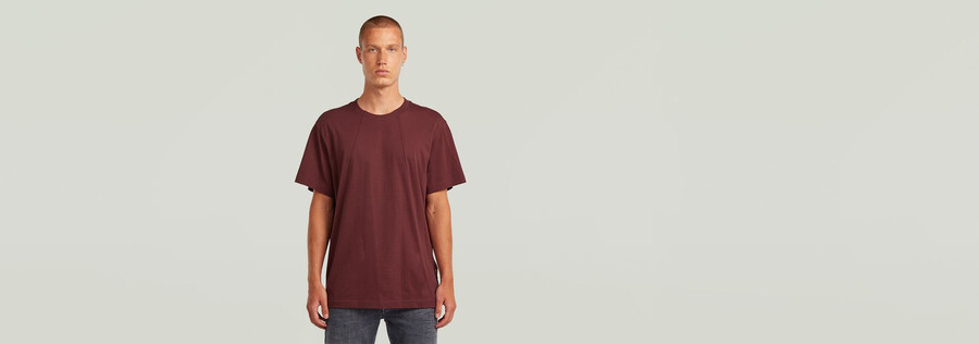 locker geschnittenes t-shirt