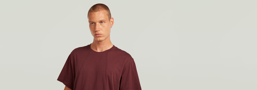 locker geschnittenes t-shirt