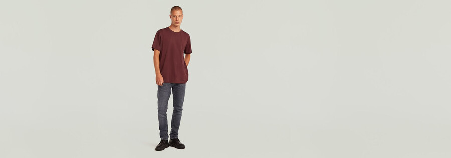 locker geschnittenes t-shirt