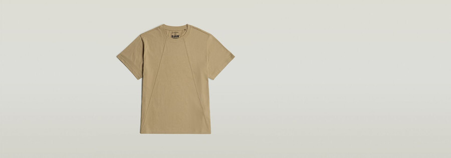 locker geschnittenes t-shirt