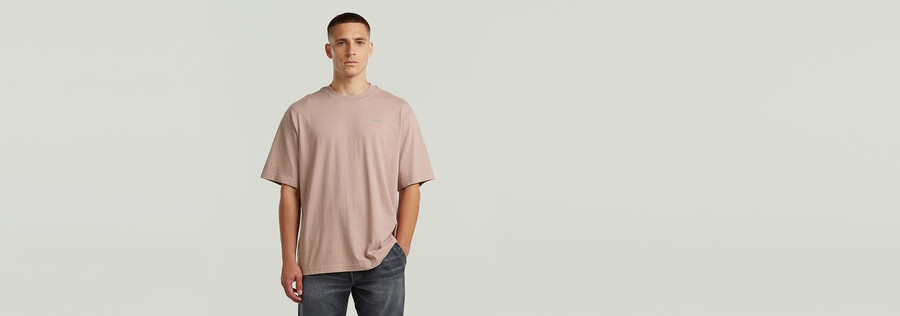 kastenförmiges basis-t-shirt