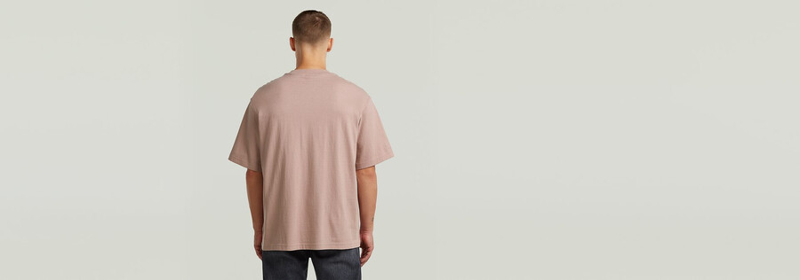 kastenförmiges basis-t-shirt
