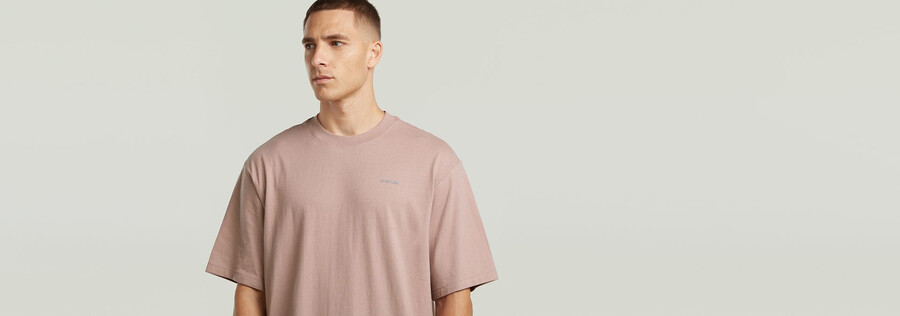 kastenförmiges basis-t-shirt