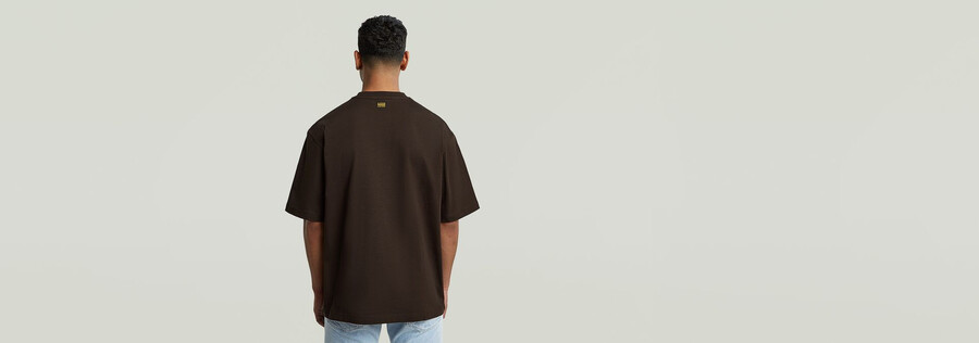 kastenförmiges t-shirt in a-linie