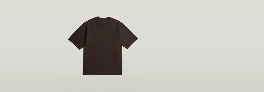 kastenförmiges t-shirt in a-linie