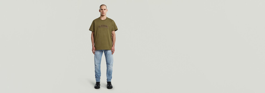 aufnäher lockeres t-shirt