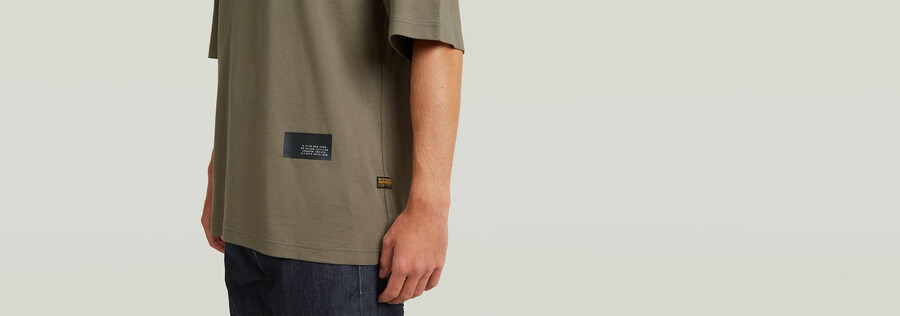 badge boxy t-shirt