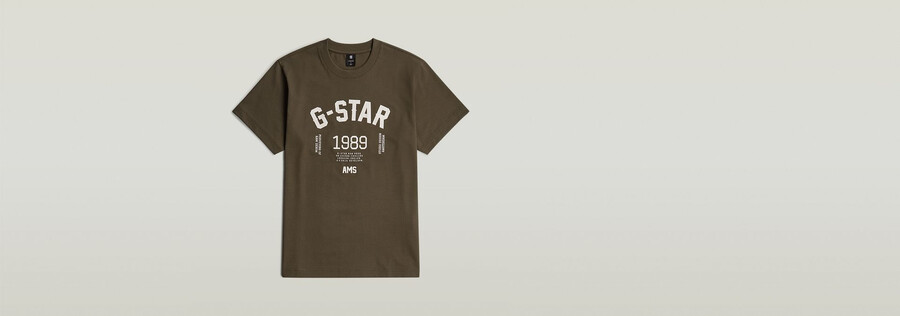 89 rückengrafik lockeres t-shirt