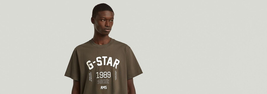 89 rückengrafik lockeres t-shirt