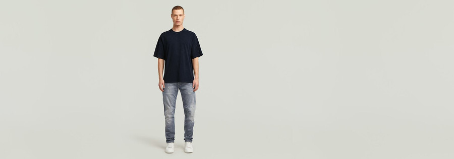 gewaschenes kastenförmiges t-shirt