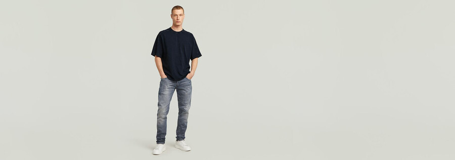 gewaschenes kastenförmiges t-shirt