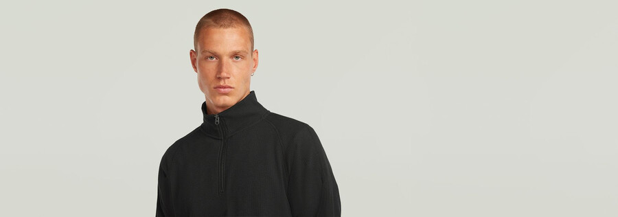 tweeter half zip t-shirt