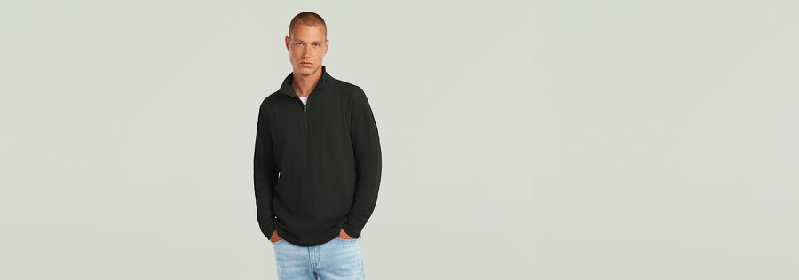 tweeter half zip t-shirt