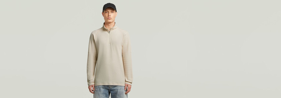 tweeter half zip t-shirt