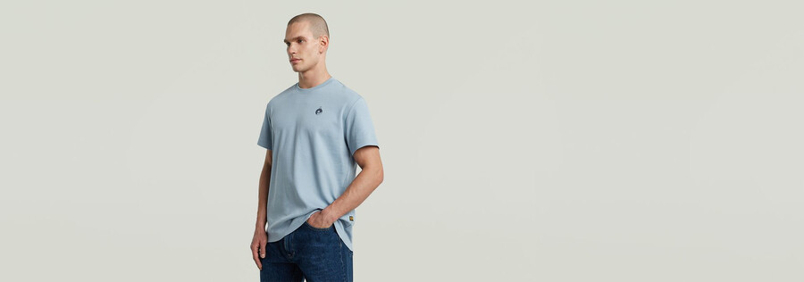 t-shirt mit rückengrafik