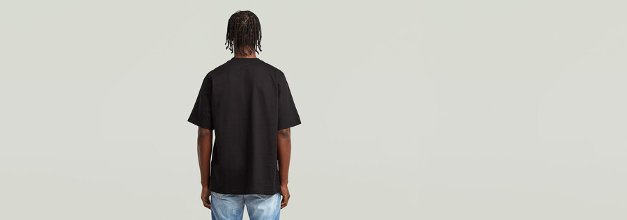 lockeres t-shirt kastenförmig