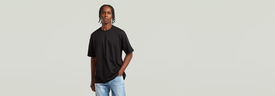 lockeres t-shirt kastenförmig