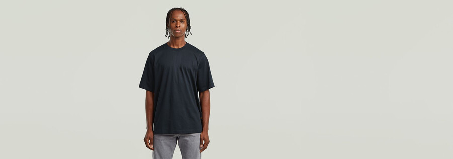 lockeres t-shirt kastenförmig