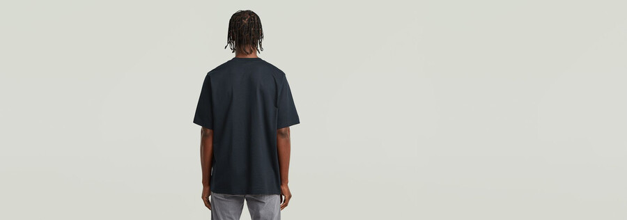 lockeres t-shirt kastenförmig