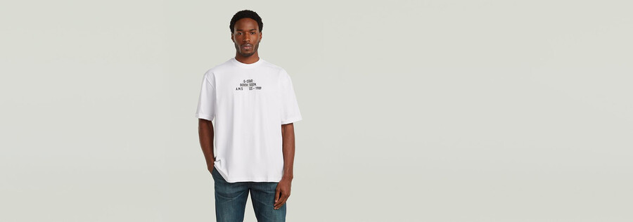 mehrfarbiges grafik-t-shirt mit lässigem schnitt