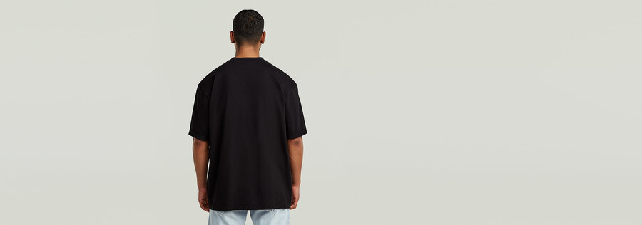 mehrfarbiges grafik-t-shirt mit lässigem schnitt